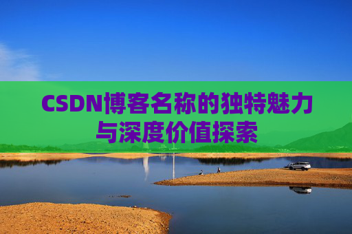 CSDN博客名称的独特魅力与深度价值探索